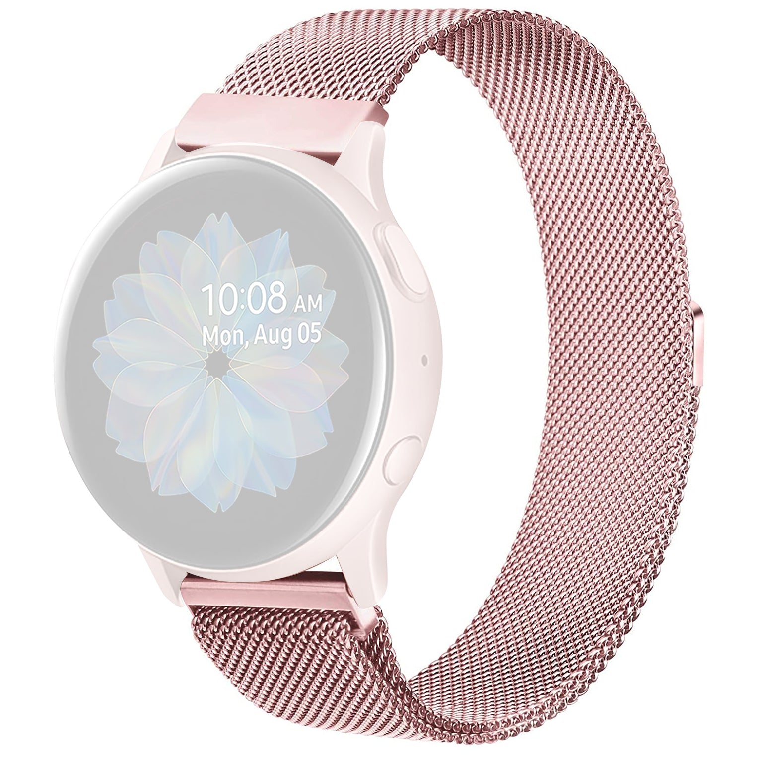 20-20.5mm Universal Stainless Steel Watchband Magnetic Lock Adjustable Milanese Mesh Smart Watch Strap Replacement 20-20.5mm Universal Stainless Steel Watchband Magnetic Lock Adjustable Milanese Mesh Smart Watch Strap Replacement